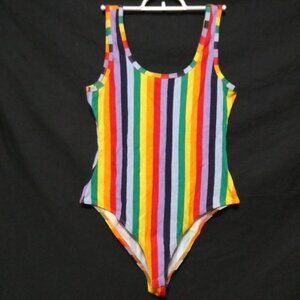 BLUENOTES medium striped bodysuit BNWT